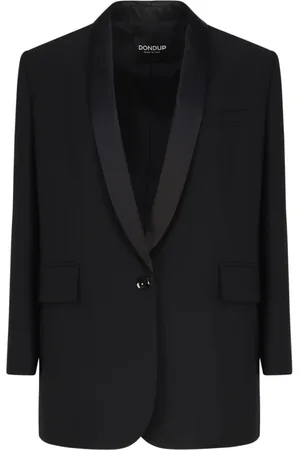 Dondup Dames, Jassen, Zwart, Maat: 2XS Katoen