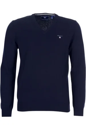 GANT Heren, Truien, Blauw, Maat: 3XL Wol
