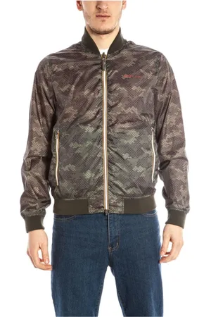 Emporio Armani Heren, Jassen, Groen, Maat: XL Denim