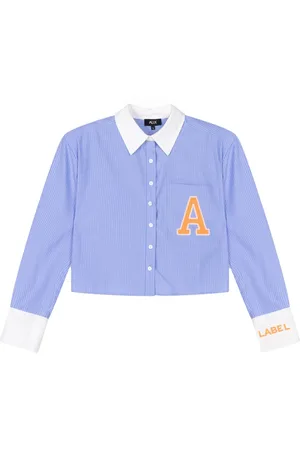 Alix the label Dames, Blouses & Shirts, Blauw, Maat: L