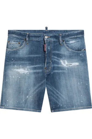 Dsquared2 Heren, Korte broeken, Blauw, Maat: XL Denim