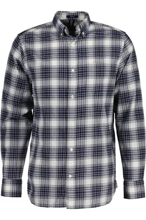 GANT Heren, Overhemden, Zwart, Maat: S
