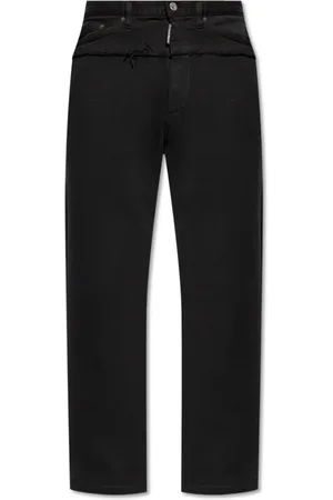 Dsquared2 Heren, Broeken, Zwart, Maat: L Katoen