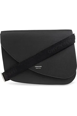 Salvatore Ferragamo Heren, Tassen, Zwart, Maat: ONE Size Leer