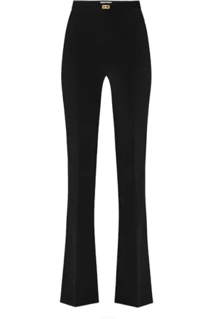 Elisabetta Franchi Dames, Broeken, Zwart, Maat: XS