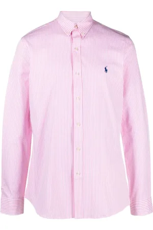 Ralph Lauren Heren, Overhemden, Roze, Maat: 2XL Katoen