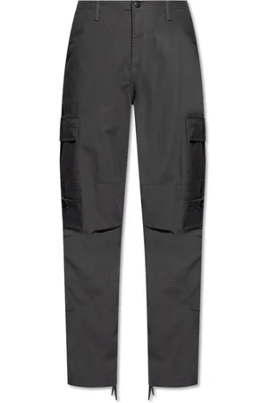 Carhartt Heren, Broeken, Grijs, Maat: W28 Katoen