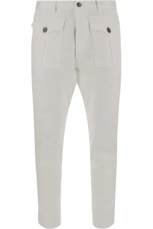 Dsquared2 Heren, Broeken, Wit, Maat: S