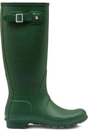 Hunter Dames, Schoenen, Groen, Maat: 38 EU Synthetisch
