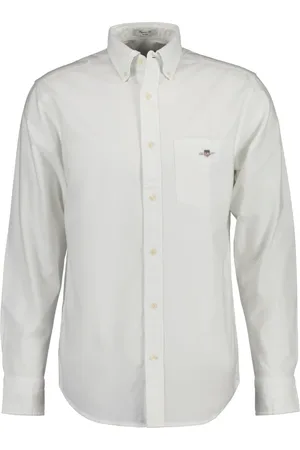 GANT Heren, Overhemden, Wit, Maat: M