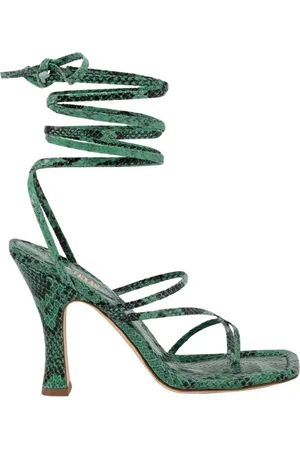 PARIS TEXAS Dames, Schoenen, Groen, Maat: 37 1/2 EU Leer