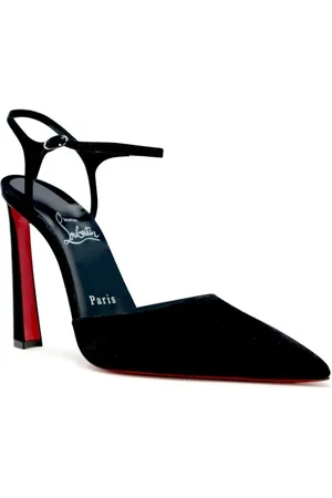 Christian Louboutin Dames, Schoenen, Zwart, Maat: 36 1/2 EU Suède