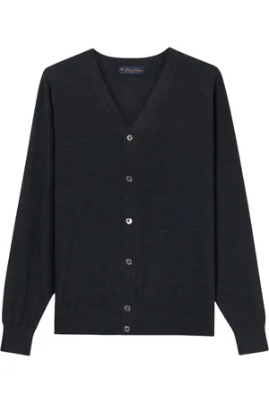 Brooks Brothers Heren, Truien, Grijs, Maat: 2XL Wol