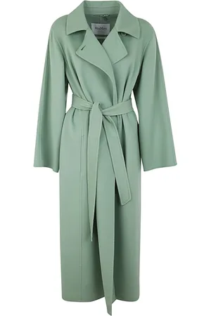 Max Mara Dames, Mantels, Groen, Maat: 2XS Wol