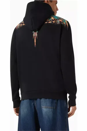 MARCELO BURLON Heren, Sweatshirts & Hoodies, Zwart, Maat: XL Katoen