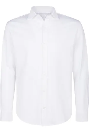 ELEVENTY Heren, Overhemden, Wit, Maat: S Jersey