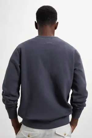 ECOALF Heren, Sweatshirts & Hoodies, Blauw, Maat: S Katoen