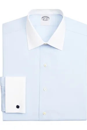 Brooks Brothers Heren, Overhemden, Blauw, Maat: L Katoen