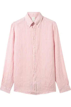 Brooks Brothers Heren, Overhemden, Roze, Maat: 2XL Linnen