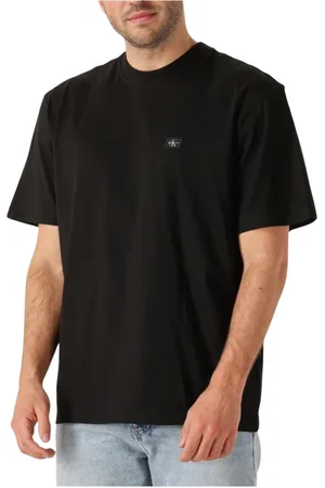 Calvin Klein Heren, Tops, Zwart, Maat: S