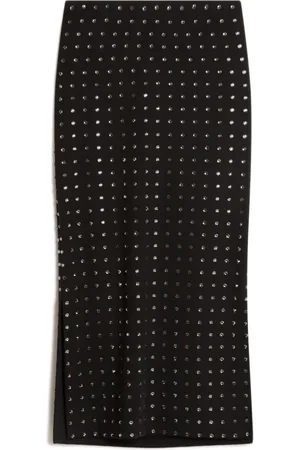 Sportmax Dames, Rokken, Zwart, Maat: XS Polyamide