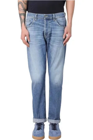 Dondup Heren, Jeans, Blauw, Maat: W38 Denim