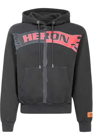Heron Preston Heren, Sweatshirts & Hoodies, Zwart, Maat: XL Katoen