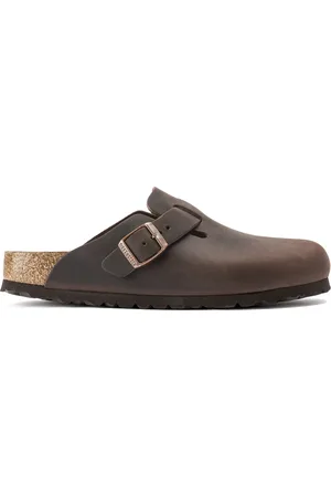 Birkenstock Heren, Schoenen, Bruin, Maat: 44 EU Leer