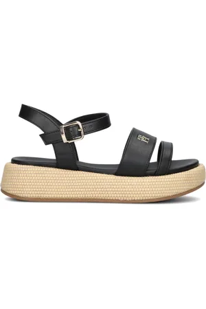 Tommy Hilfiger Dames, Schoenen, Zwart, Maat: 34 EU