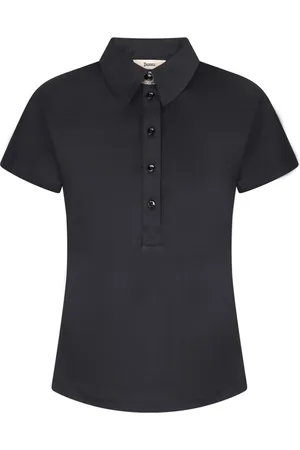 HERNO Dames, Tops, Blauw, Maat: L Katoen