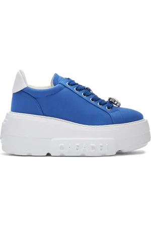 Casadei Dames, Schoenen, Blauw, Maat: 40 EU Leer