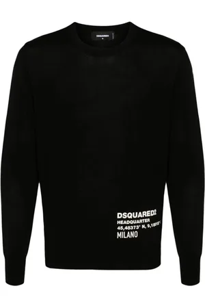 Dsquared2 Heren, Truien, Zwart, Maat: 2XL Wol
