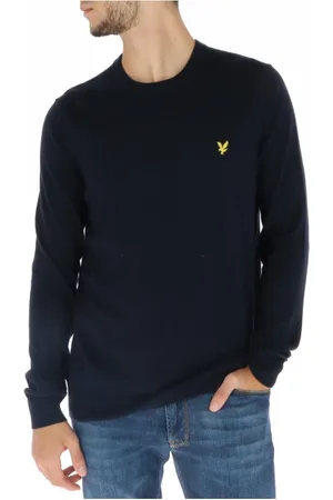 Lyle & Scott Heren, Truien, Blauw, Maat: M Katoen
