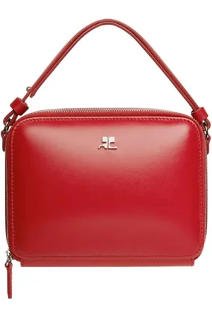 Courrèges Dames, Tassen, Rood, Maat: ONE Size Leer