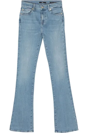 7 for all Mankind Dames, Jeans, Blauw, Maat: W25 Katoen