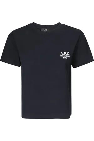 A.P.C. Dames, Tops, Blauw, Maat: L Katoen