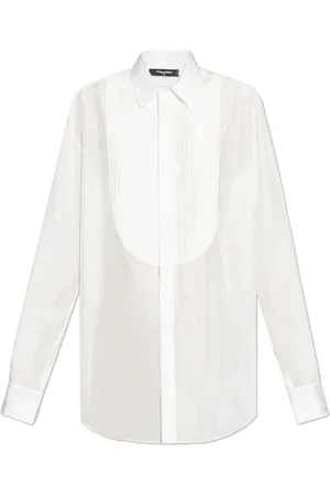 Dsquared2 Dames, Blouses & Shirts, Wit, Maat: S Zijde