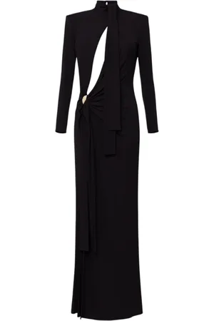 Elisabetta Franchi Dames, Jurken, Zwart, Maat: XL Jersey