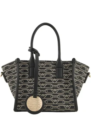 Emporio Armani Dames, Tassen, Zwart, Maat: ONE Size Leer