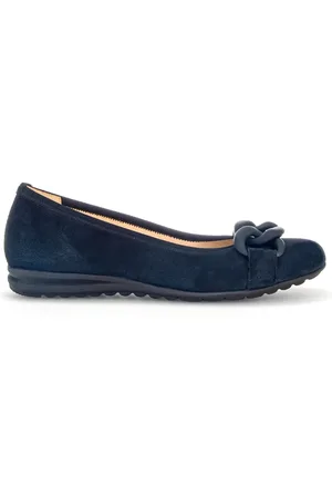 Gabor Dames, Schoenen, Blauw, Maat: 40 1/2 EU Suède