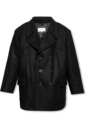 Maison Margiela Heren, Mantels, Zwart, Maat: 2XS