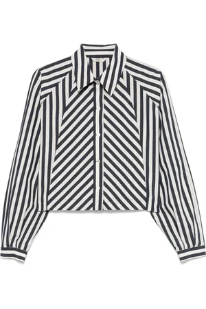 BARENA Dames, Blouses & Shirts, Blauw, Maat: S