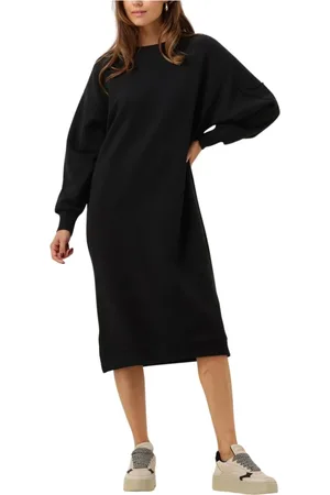 Alix the label Dames, Jurken, Zwart, Maat: XS Katoen