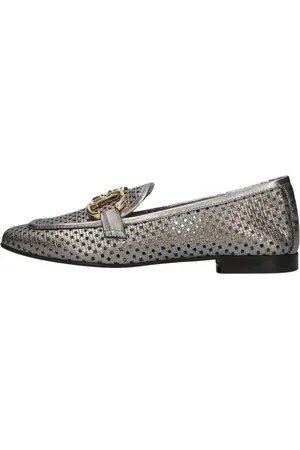NOTRE-V Dames, Schoenen, Grijs, Maat: 36 EU Leer