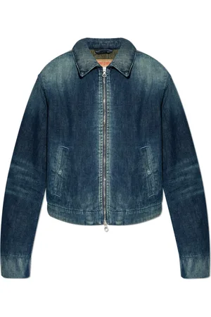 Diesel Dames, Jassen, Blauw, Maat: XS Denim