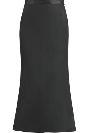 Calvin Klein Dames, Rokken, Zwart, Maat: S Poliester
