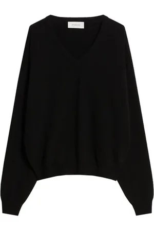 Sportmax Dames, Truien, Zwart, Maat: M Leer