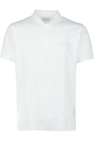 GANT Heren, Tops, Wit, Maat: S Katoen