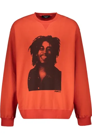 Dsquared2 Heren, Sweatshirts & Hoodies, Oranje, Maat: S Katoen