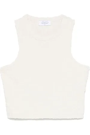 OFF-WHITE Dames, Tops, Wit, Maat: M